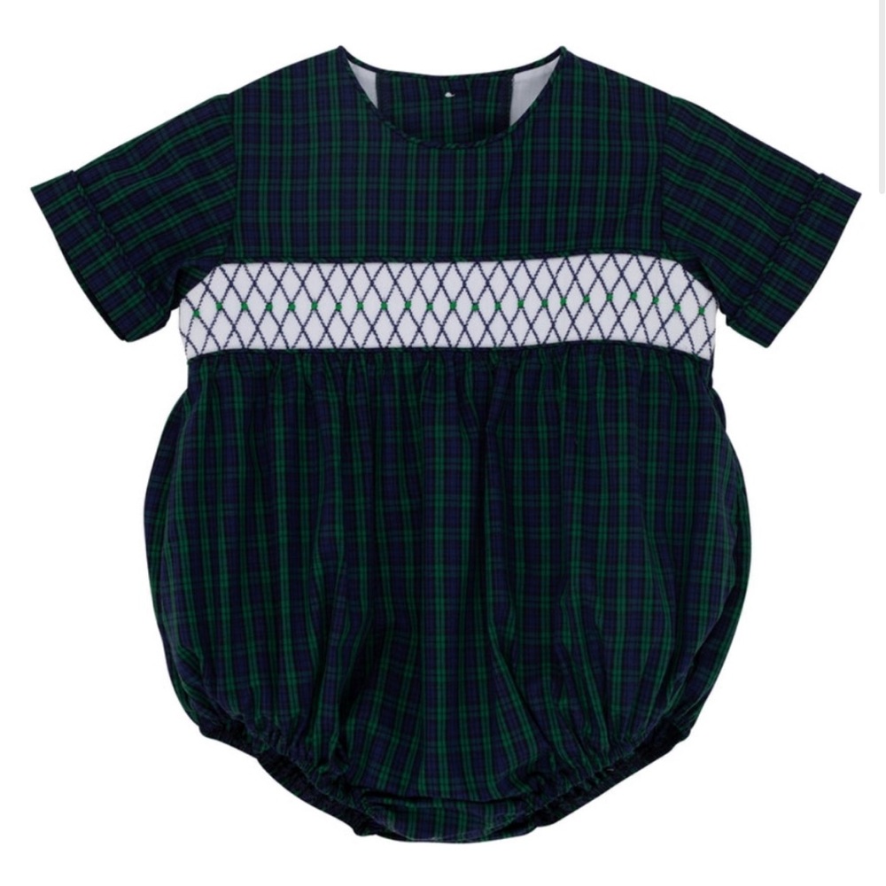 NWT Beaufort Bonnet Company TBBC Bryant Bubble Fall Party Plaid Nantucket Navy
